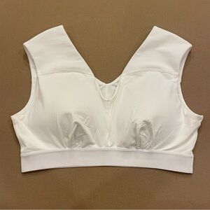 Tommie Copper Shoulder Support Bra White Size 2XL